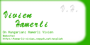 vivien hamerli business card